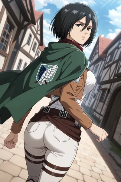 ミカサ・アッカーマン pozadí