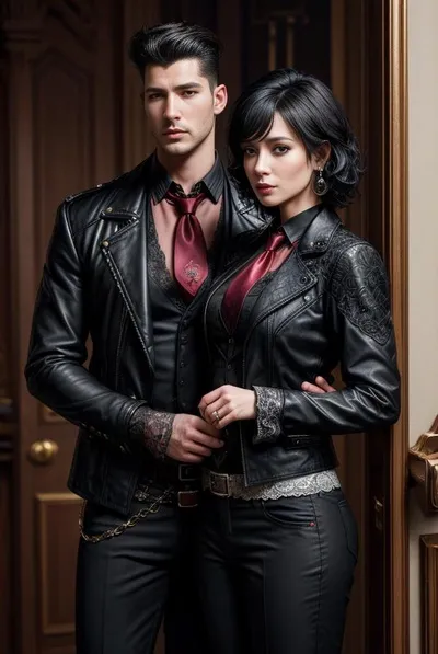 Lucien și Bella fundal