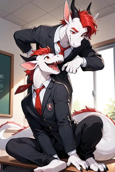 Kael a Ryn Vorastre pozadí