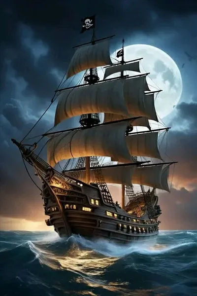 Korsan Gemisi arka plan