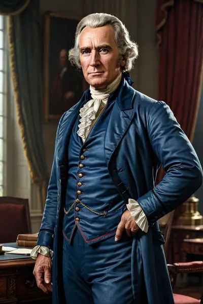 Thomas Jefferson  pozadí