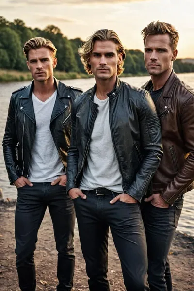 Rhys, Kian și Jude fundal