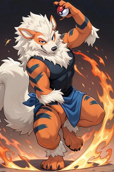 Latar belakang Arcanine 